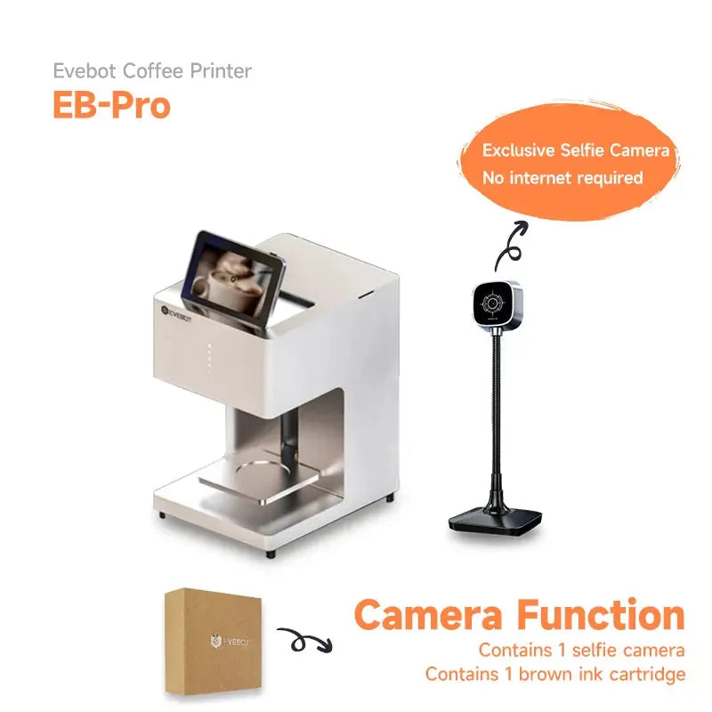 EVEBOT Coffee Printer(Model PRO) - HD Edible Ink Printer EVEBOT Coffee Printer(Model PRO) - HD Edible Ink Printer