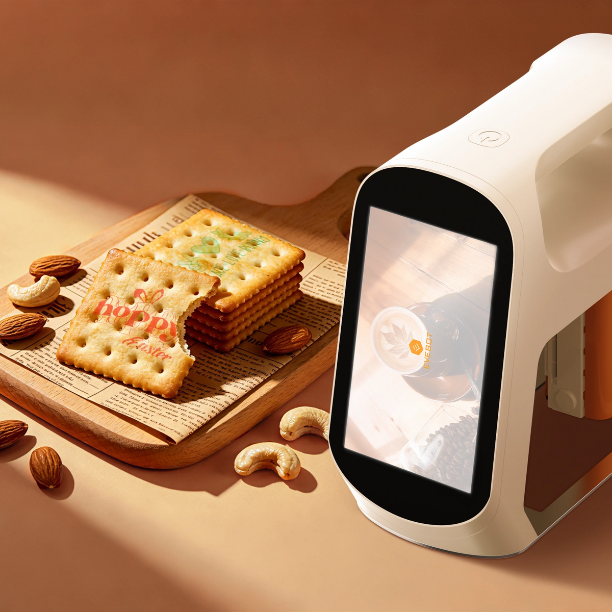Evebot Smart Portable Food Printer with Cookies