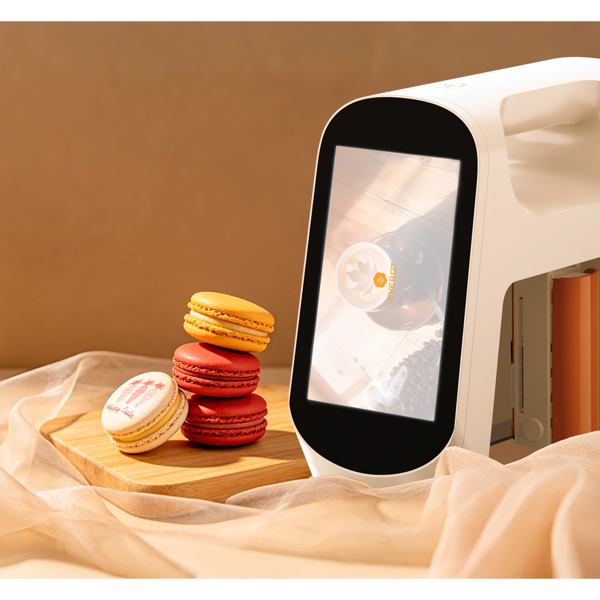 Evebot Smart Portable Food Printer with Macaron